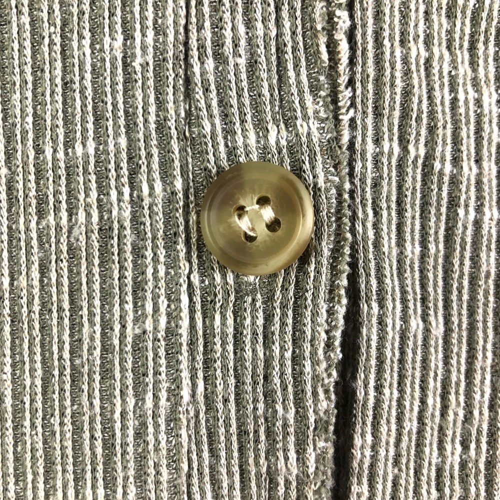 MOD Boutique Ribbed Front Tie Button Up Top - Picture 9 of 9